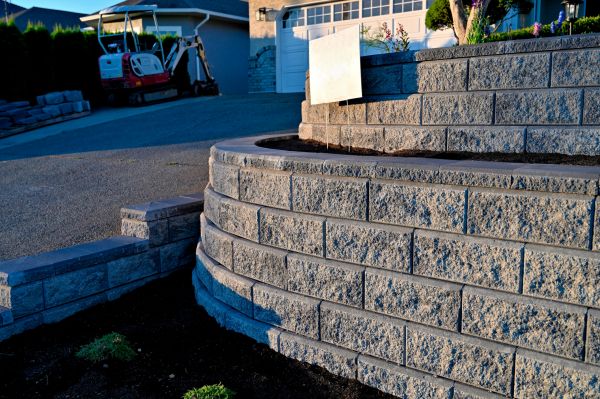 Stone Retaining Wall Repair in Riverview