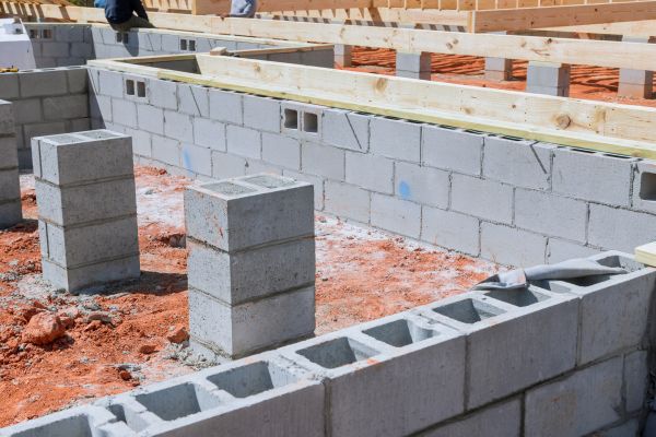 Cement Block Installation in Riverview
