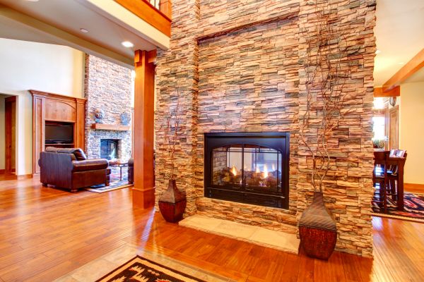 Stone Hearth Installation in Riverview